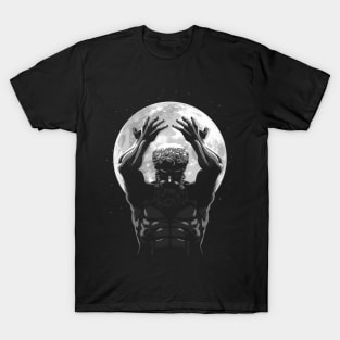 God holding the moon T-Shirt